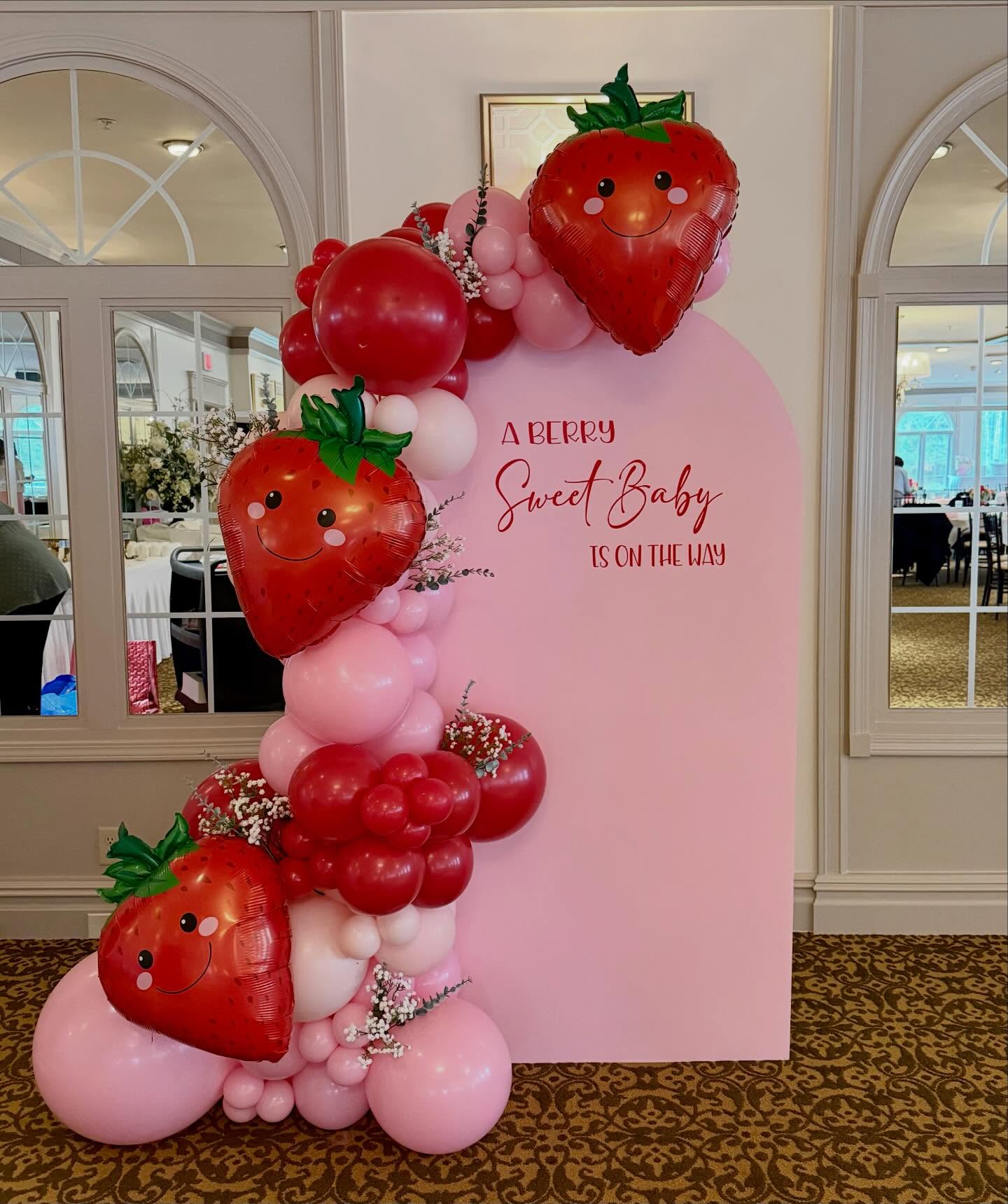 Strawberry baby shower
