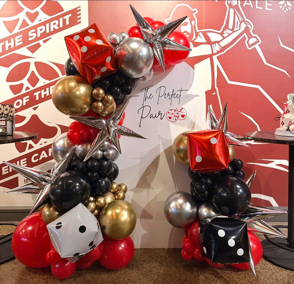 Love wedding balloon display