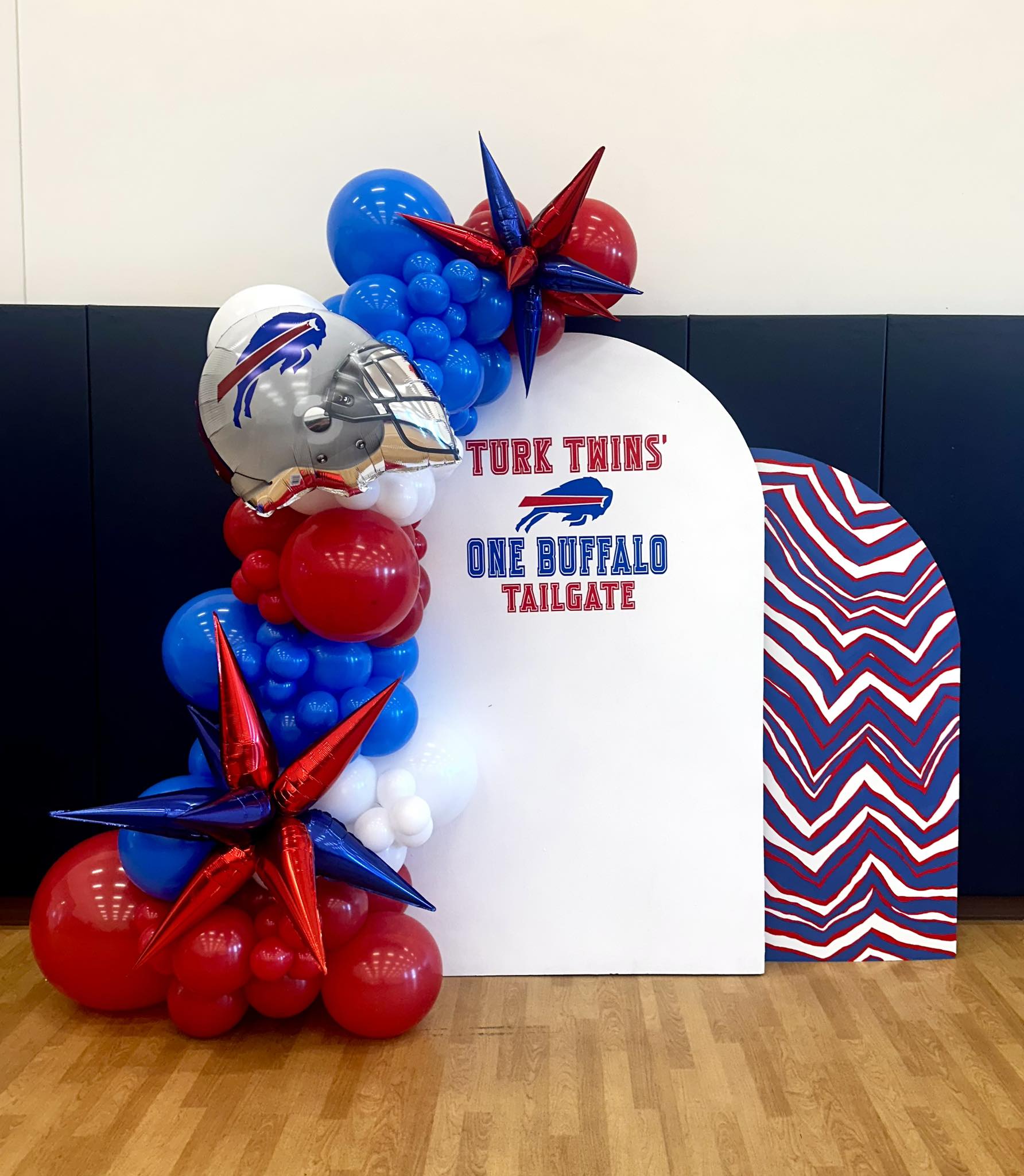 Twins birthday balloon